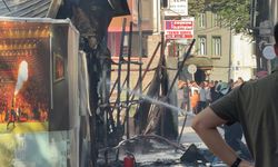 Metro şantiyesinde yangın: 2 işyeri kullanılamaz hale geldi