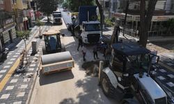 Salihli’de 4 cadde sıcak asfaltla yenileniyor