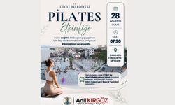 Dikili’de sabah sporu heyecanı: Çandarlı’da pilates etkinliği