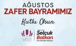Urla Belediye Başkanı Selçuk Balkan, 30 Ağustos Zafer Bayramını kutladı