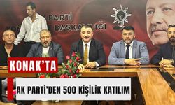 Konak’ta AK Parti’den 500 kişilik katılım