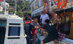 Marmaris açıklarında 2 kişi için seferberlik