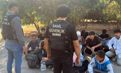 Dalaman’da kaçış hazırlığındaki 18 düzensiz göçmen yakalandı