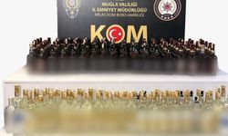 Milas’ta araçtan 144,7 litre kaçak içki çıktı