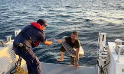 Bodrum’da Yunanistan’a yüzerek geçmeye çalıştı