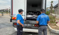 İzmir’de yarım milyonluk kaçak orkinos!
