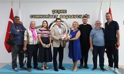 Çeşmeli gazetecilerden Başsavcı Tataroğlu’na nezaket ziyareti