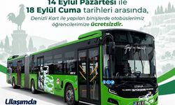 Denizli’de öğrencilerin yüzünü güldürecek ulaşım desteği