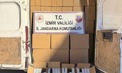 Bornova’da minibüsten 2,6 milyon bandrolsüz makaron çıktı