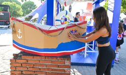 Karton tekneler fuar coşkusuna yelken açacak