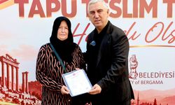 Bergama’da hak sahipleri tapularına kavuştu