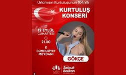 Urla’da kurtuluşun 104. yılı Gökçe konseriyle kutlanacak