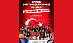Avrupa Voleybol Şampiyonası yarı final heyecanı dev ekranda yaşanacak