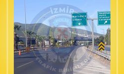 Otoyolda peyzaj çalışması: Sol şeritler trafiğe kapatıldı