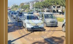 Seferihisar yolunda ekipler alarma geçti: Trafik yoğunlaştı