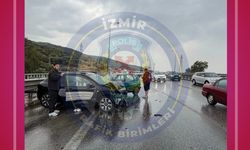 İzmir - Çeşme Otoyolu'nda kaza