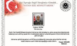MSB duyurdu: Zeytin Dalı Harekat bölgesinde bir şehit!