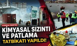 İzmir Alsancak Limanı’nda kimyasal sızıntı tatbikatı