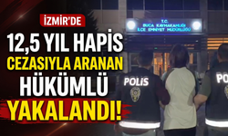 Buca’da 12,5 yıl hapis cezasıyla aranan hükümlü yakalandı!