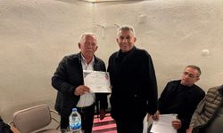 Çal’da muhtarlara teşekkür belgesi