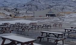 Denizli’nin yükseklerinde kış manzarası