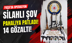 Foça’da düğün magandalarına operasyon: Cephanelik ele geçirildi!