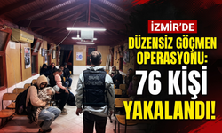 İzmir'de denizde ve karada 76 göçmen yakalandı!