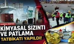 İzmir Alsancak Limanı’nda kimyasal sızıntı tatbikatı