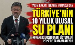 Bakan Yumaklı açıkladı: Kuraklık önceden tespit edilecek
