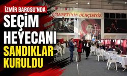 İzmir Barosu’nda seçim heyecanı