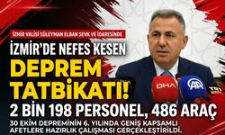 İzmir'de 2 bin 198 personelin katılımıyla deprem tatbikatı