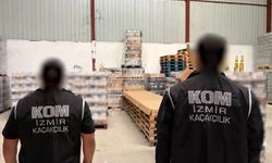 İzmir'de rekor kaçak içki operasyonu