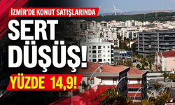 İzmir’de konut satışlarında sert düşüş: Yüzde 14,9!