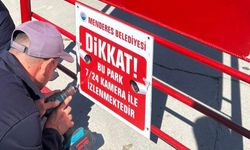 Menderes’te parklara güvenlik takviyesi