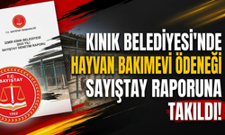Kınık Belediyesi'nde hayvan bakımevi ödeneği Sayıştay raporuna takıldı!