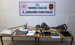 Manisa’da kaçak define kazısına suçüstü
