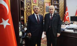 MHP İzmir İl Başkanı Veysel Şahin’den Bahçeli’ye ziyaret