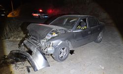 Nazilli’de otomobil uçurumdan yuvarlandı