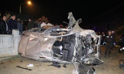 Oltu’da araç uçuruma yuvarlandı: 1 ölü, 3 yaralı