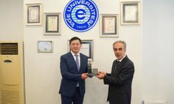Ege Üniversitesi ile Kazakistan arasında akademik iş birliği