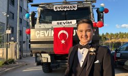 Şehit oğluna babasının TOMA’sıyla sünnet konvoyu