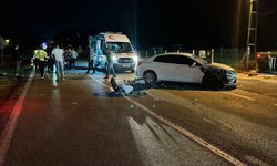 Tekirdağ’da motosiklet kazası