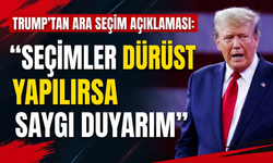 Trump'tan ara seçim mesajı: 'Dürüst olursa saygı duyarım!'