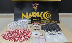 Turgutlu’da operasyonda bin 635 sentetik hap ele geçirildi