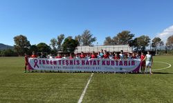 Menderes’te pembe farkındalık: Sahada meme kanseri mesajı!