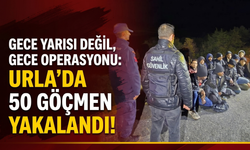 Urla’da radardan kaçamadılar: 50 göçmen yakalandı!