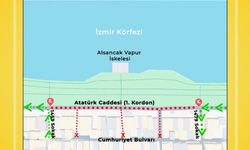 İzmir Konak’ta Atatürk Caddesi’nin bir bölümü trafiğe kapatıldı