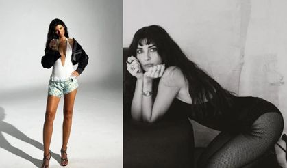 Tuba Büyüküstün pozlarıyla ortalığı kasıp kavurdu