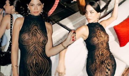 Demet Özdemir’in elbisesi sosyal medyayı ikiye böldü!