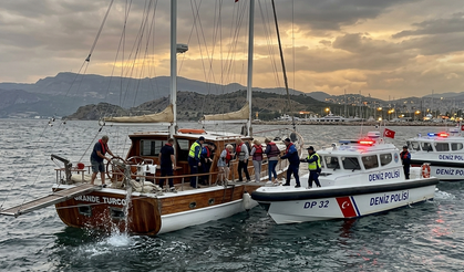 Narlıdere açıklarında tekne paniği: 6 kişi tahliye edildi